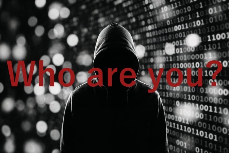 Who are you?の謎の人物の画像