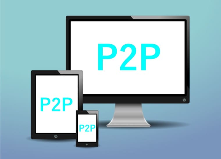P2Pのイラスト画像