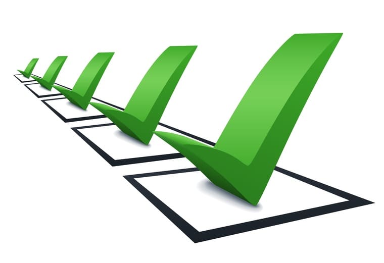 チェックリストのイラスト画像