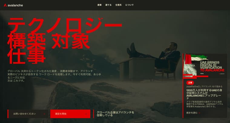 Avalanche(アバランチ)の公式サイト画像
